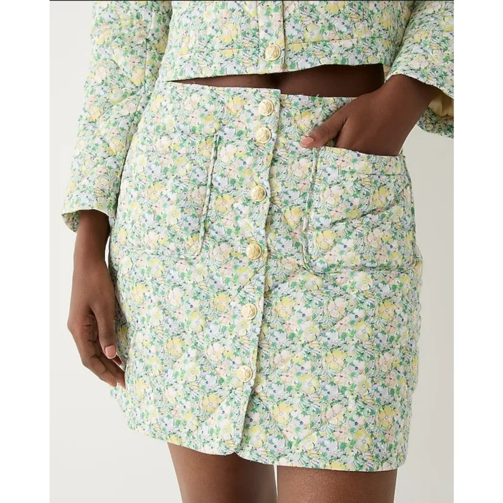 33. J.Crew Limited-edition quilted button-front mini skirt in Liberty® fabric